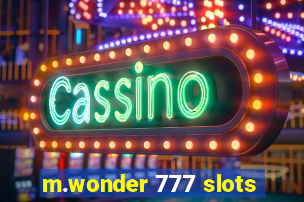 m.wonder 777 slots